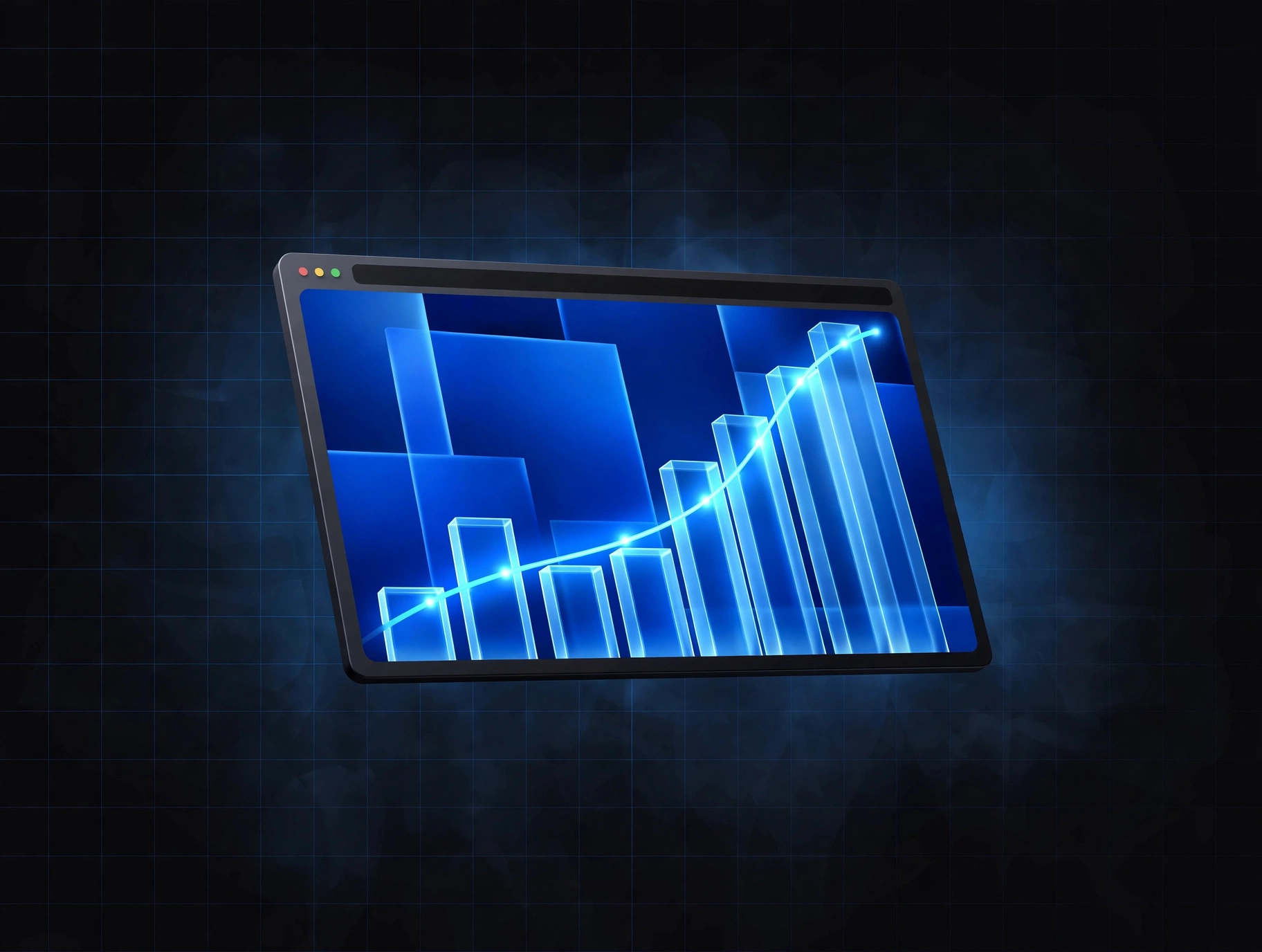 Contoh dashboard admin dengan grafik dan statistik